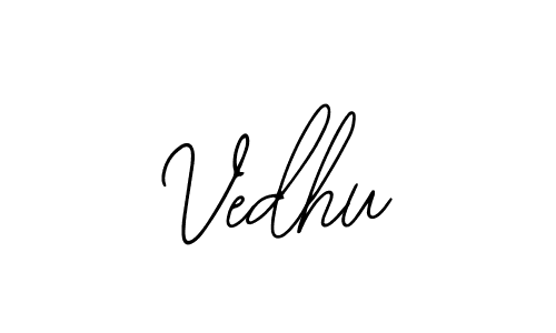 Make a beautiful signature design for name Vedhu. With this signature (Bearetta-2O07w) style, you can create a handwritten signature for free. Vedhu signature style 12 images and pictures png