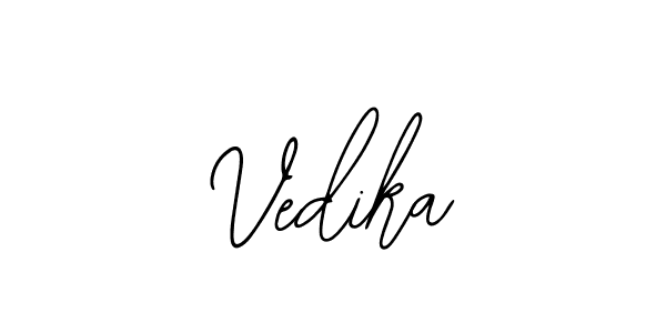 Vedika stylish signature style. Best Handwritten Sign (Bearetta-2O07w) for my name. Handwritten Signature Collection Ideas for my name Vedika. Vedika signature style 12 images and pictures png