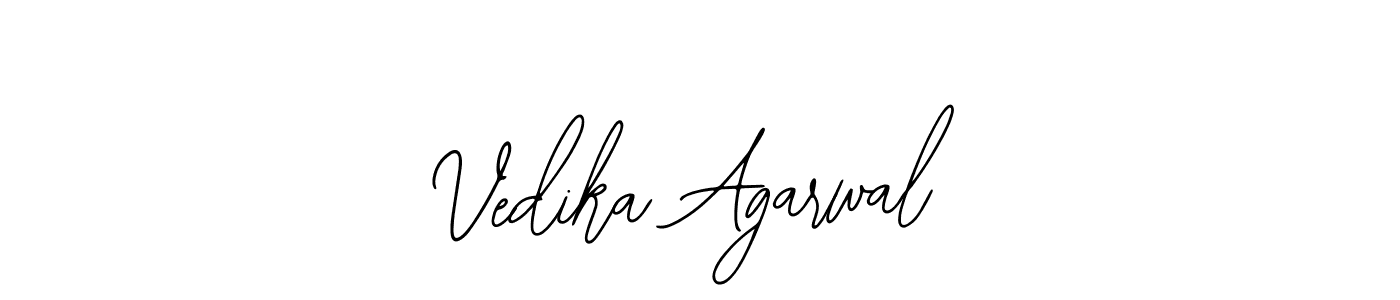 It looks lik you need a new signature style for name Vedika Agarwal. Design unique handwritten (Bearetta-2O07w) signature with our free signature maker in just a few clicks. Vedika Agarwal signature style 12 images and pictures png