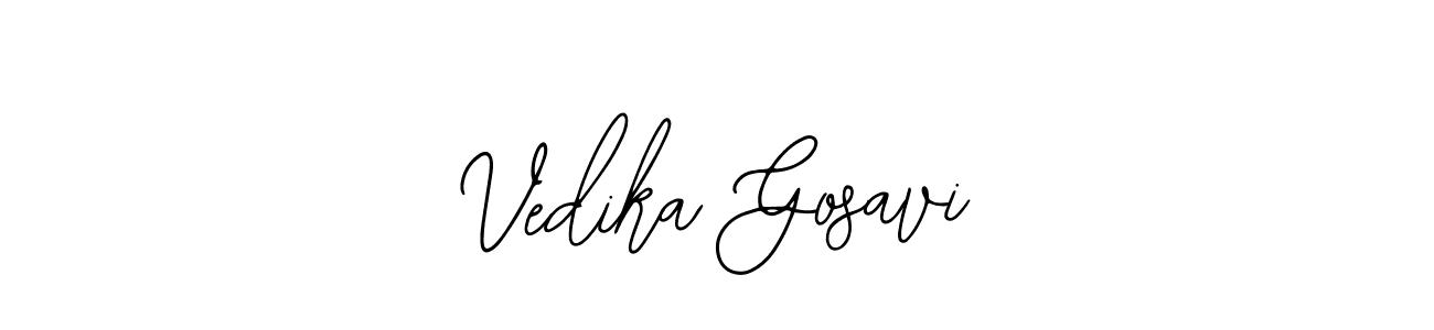 How to Draw Vedika Gosavi signature style? Bearetta-2O07w is a latest design signature styles for name Vedika Gosavi. Vedika Gosavi signature style 12 images and pictures png