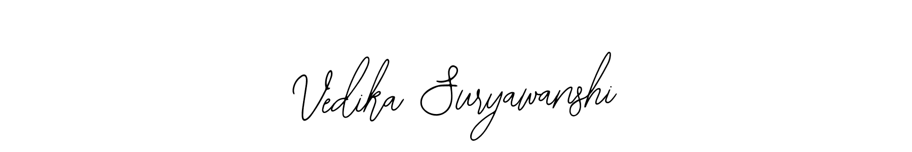 Similarly Bearetta-2O07w is the best handwritten signature design. Signature creator online .You can use it as an online autograph creator for name Vedika Suryawanshi. Vedika Suryawanshi signature style 12 images and pictures png