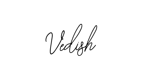 How to make Vedish signature? Bearetta-2O07w is a professional autograph style. Create handwritten signature for Vedish name. Vedish signature style 12 images and pictures png