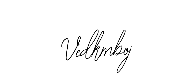 The best way (Bearetta-2O07w) to make a short signature is to pick only two or three words in your name. The name Vedkmboj include a total of six letters. For converting this name. Vedkmboj signature style 12 images and pictures png