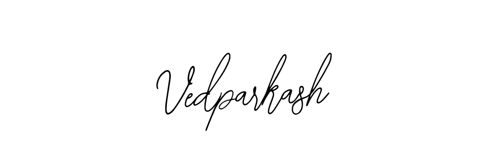 if you are searching for the best signature style for your name Vedparkash. so please give up your signature search. here we have designed multiple signature styles  using Bearetta-2O07w. Vedparkash signature style 12 images and pictures png