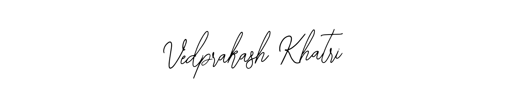 This is the best signature style for the Vedprakash Khatri name. Also you like these signature font (Bearetta-2O07w). Mix name signature. Vedprakash Khatri signature style 12 images and pictures png