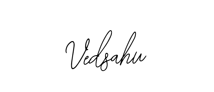 The best way (Bearetta-2O07w) to make a short signature is to pick only two or three words in your name. The name Vedsahu include a total of six letters. For converting this name. Vedsahu signature style 12 images and pictures png