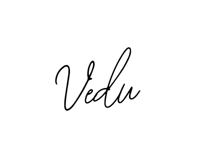 Bearetta-2O07w is a professional signature style that is perfect for those who want to add a touch of class to their signature. It is also a great choice for those who want to make their signature more unique. Get Vedu name to fancy signature for free. Vedu signature style 12 images and pictures png