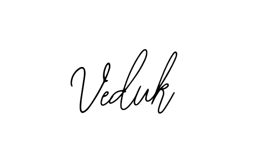 Make a beautiful signature design for name Veduk. With this signature (Bearetta-2O07w) style, you can create a handwritten signature for free. Veduk signature style 12 images and pictures png