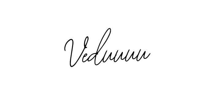 Design your own signature with our free online signature maker. With this signature software, you can create a handwritten (Bearetta-2O07w) signature for name Veduuuu. Veduuuu signature style 12 images and pictures png