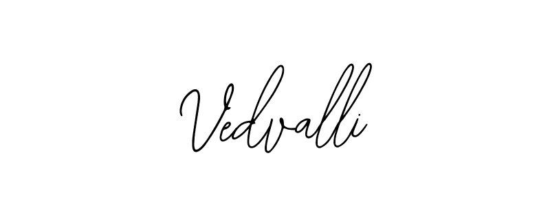 Create a beautiful signature design for name Vedvalli. With this signature (Bearetta-2O07w) fonts, you can make a handwritten signature for free. Vedvalli signature style 12 images and pictures png