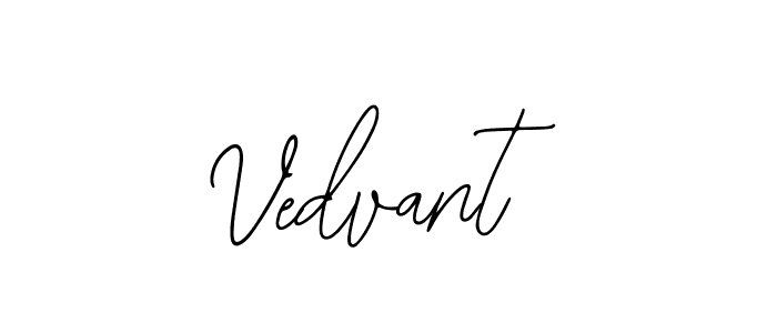 Design your own signature with our free online signature maker. With this signature software, you can create a handwritten (Bearetta-2O07w) signature for name Vedvant. Vedvant signature style 12 images and pictures png