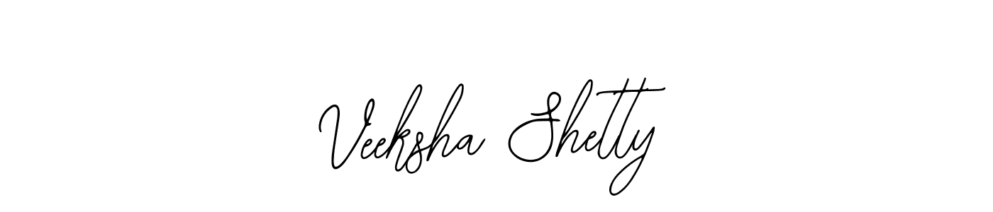 Make a beautiful signature design for name Veeksha Shetty. With this signature (Bearetta-2O07w) style, you can create a handwritten signature for free. Veeksha Shetty signature style 12 images and pictures png