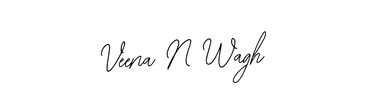 This is the best signature style for the Veena N Wagh name. Also you like these signature font (Bearetta-2O07w). Mix name signature. Veena N Wagh signature style 12 images and pictures png