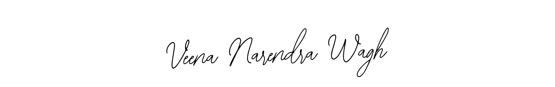 Use a signature maker to create a handwritten signature online. With this signature software, you can design (Bearetta-2O07w) your own signature for name Veena Narendra Wagh. Veena Narendra Wagh signature style 12 images and pictures png