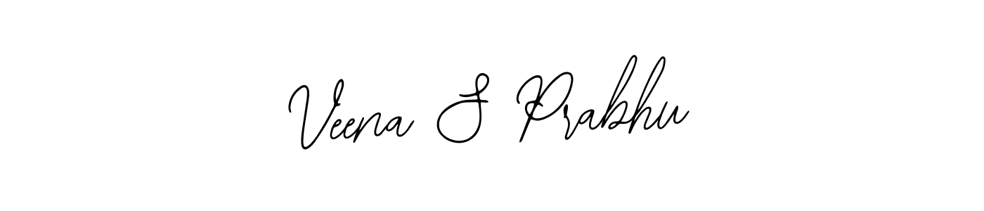 Also we have Veena S Prabhu name is the best signature style. Create professional handwritten signature collection using Bearetta-2O07w autograph style. Veena S Prabhu signature style 12 images and pictures png