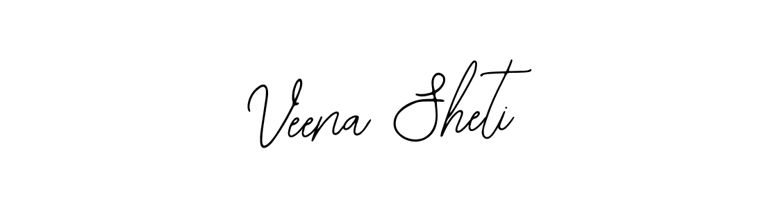 You should practise on your own different ways (Bearetta-2O07w) to write your name (Veena Sheti) in signature. don't let someone else do it for you. Veena Sheti signature style 12 images and pictures png