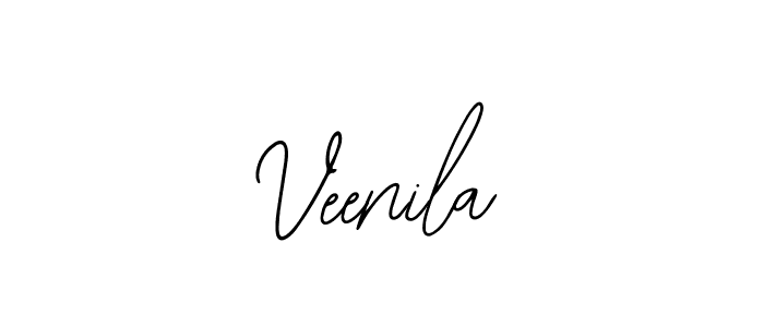 How to make Veenila name signature. Use Bearetta-2O07w style for creating short signs online. This is the latest handwritten sign. Veenila signature style 12 images and pictures png