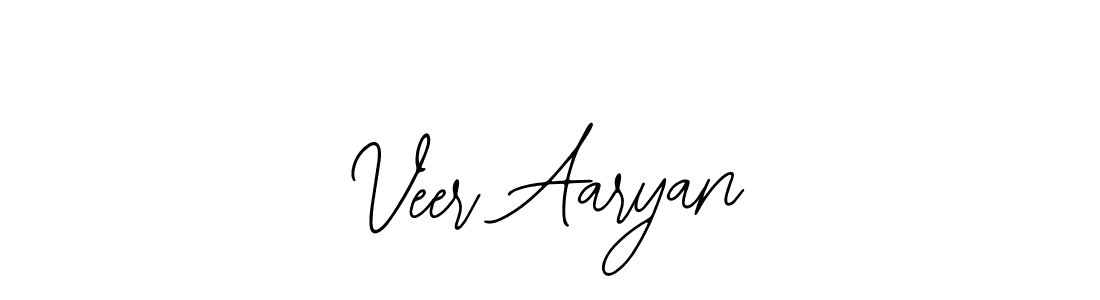 Bearetta-2O07w is a professional signature style that is perfect for those who want to add a touch of class to their signature. It is also a great choice for those who want to make their signature more unique. Get Veer Aaryan name to fancy signature for free. Veer Aaryan signature style 12 images and pictures png