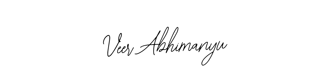 You should practise on your own different ways (Bearetta-2O07w) to write your name (Veer Abhimanyu) in signature. don't let someone else do it for you. Veer Abhimanyu signature style 12 images and pictures png