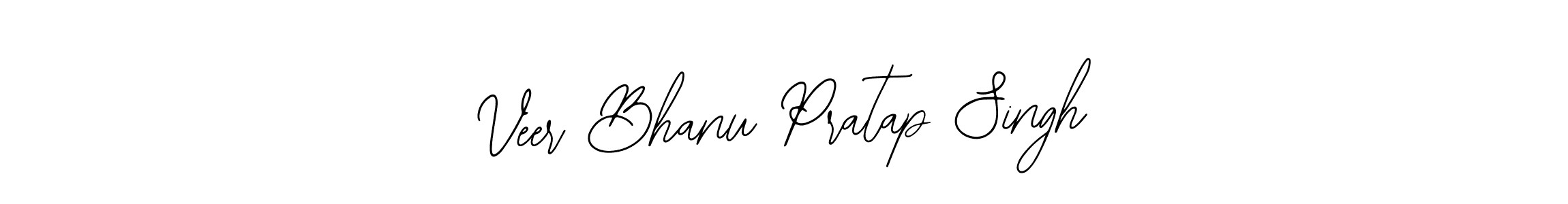 How to make Veer Bhanu Pratap Singh name signature. Use Bearetta-2O07w style for creating short signs online. This is the latest handwritten sign. Veer Bhanu Pratap Singh signature style 12 images and pictures png