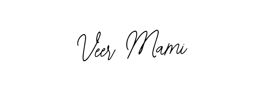 if you are searching for the best signature style for your name Veer Mami. so please give up your signature search. here we have designed multiple signature styles  using Bearetta-2O07w. Veer Mami signature style 12 images and pictures png