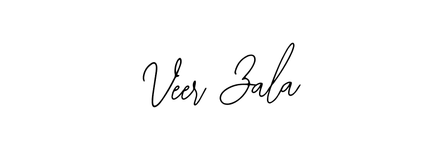 Make a beautiful signature design for name Veer Zala. With this signature (Bearetta-2O07w) style, you can create a handwritten signature for free. Veer Zala signature style 12 images and pictures png