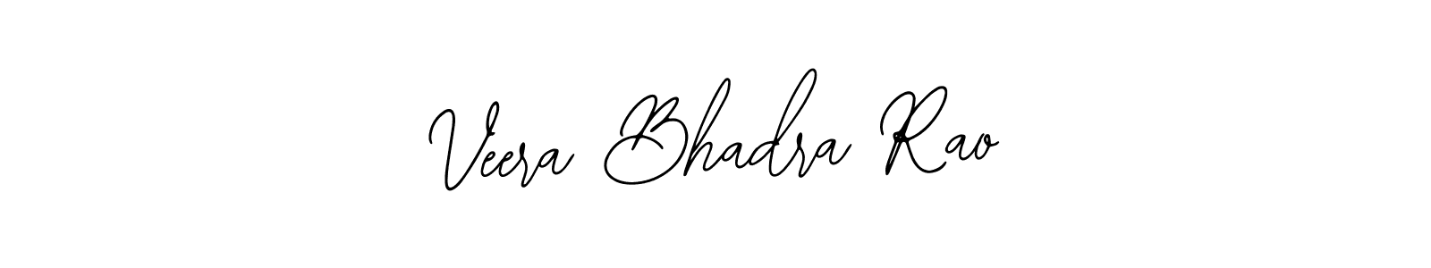 The best way (Bearetta-2O07w) to make a short signature is to pick only two or three words in your name. The name Veera Bhadra Rao include a total of six letters. For converting this name. Veera Bhadra Rao signature style 12 images and pictures png