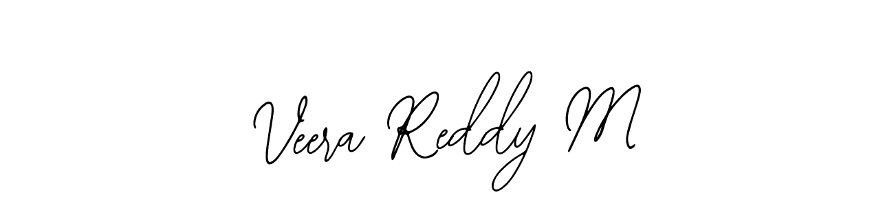 Veera Reddy M stylish signature style. Best Handwritten Sign (Bearetta-2O07w) for my name. Handwritten Signature Collection Ideas for my name Veera Reddy M. Veera Reddy M signature style 12 images and pictures png