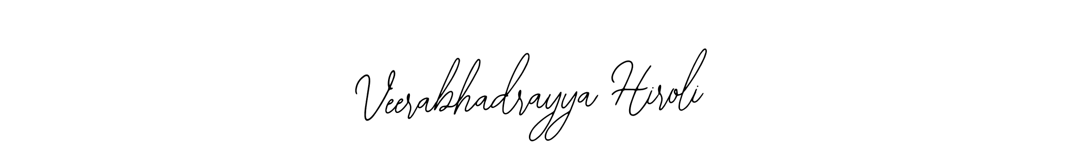 Also You can easily find your signature by using the search form. We will create Veerabhadrayya Hiroli name handwritten signature images for you free of cost using Bearetta-2O07w sign style. Veerabhadrayya Hiroli signature style 12 images and pictures png