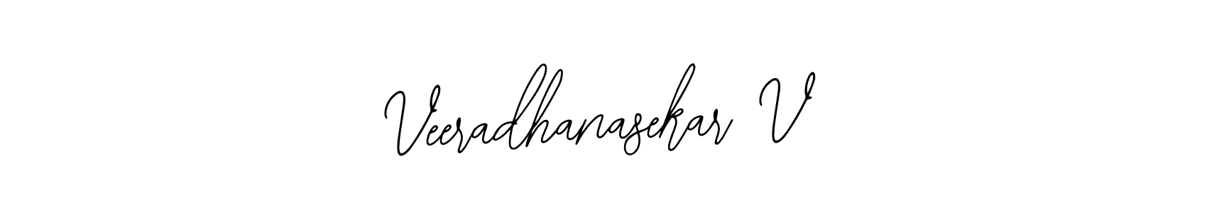 This is the best signature style for the Veeradhanasekar V name. Also you like these signature font (Bearetta-2O07w). Mix name signature. Veeradhanasekar V signature style 12 images and pictures png