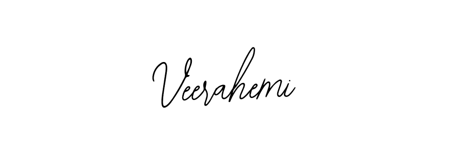 Bearetta-2O07w is a professional signature style that is perfect for those who want to add a touch of class to their signature. It is also a great choice for those who want to make their signature more unique. Get Veerahemi name to fancy signature for free. Veerahemi signature style 12 images and pictures png