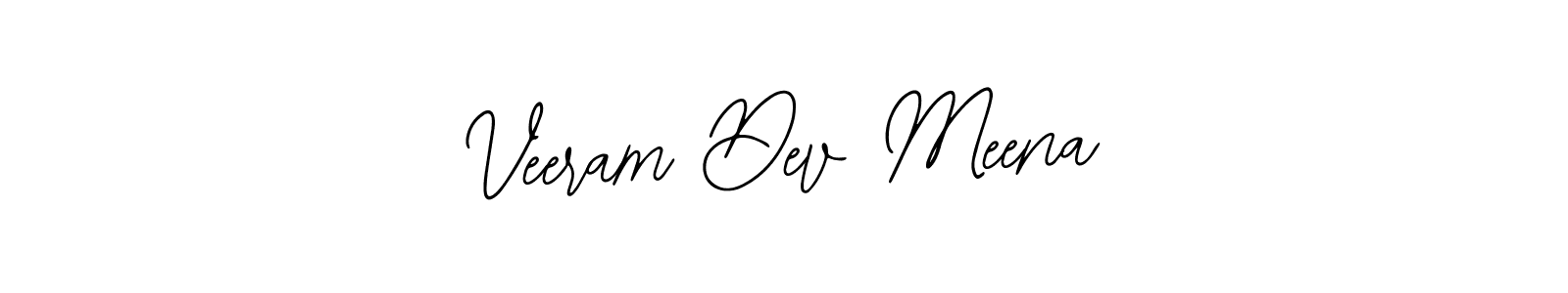 Make a beautiful signature design for name Veeram Dev Meena. With this signature (Bearetta-2O07w) style, you can create a handwritten signature for free. Veeram Dev Meena signature style 12 images and pictures png