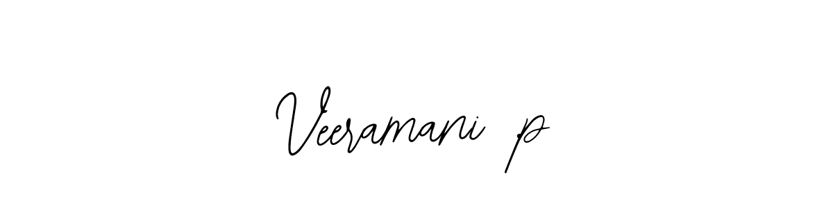 Make a beautiful signature design for name Veeramani .p. With this signature (Bearetta-2O07w) style, you can create a handwritten signature for free. Veeramani .p signature style 12 images and pictures png