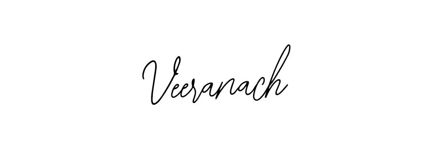 Make a beautiful signature design for name Veeranach. With this signature (Bearetta-2O07w) style, you can create a handwritten signature for free. Veeranach signature style 12 images and pictures png