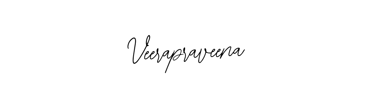 Use a signature maker to create a handwritten signature online. With this signature software, you can design (Bearetta-2O07w) your own signature for name Veerapraveena. Veerapraveena signature style 12 images and pictures png