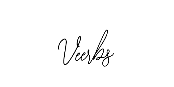 Use a signature maker to create a handwritten signature online. With this signature software, you can design (Bearetta-2O07w) your own signature for name Veerbs. Veerbs signature style 12 images and pictures png