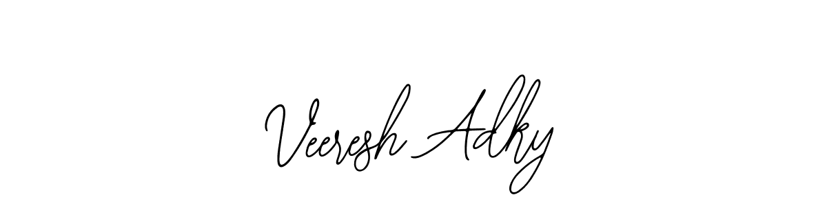 How to make Veeresh Adky signature? Bearetta-2O07w is a professional autograph style. Create handwritten signature for Veeresh Adky name. Veeresh Adky signature style 12 images and pictures png