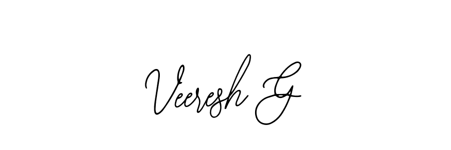 This is the best signature style for the Veeresh G name. Also you like these signature font (Bearetta-2O07w). Mix name signature. Veeresh G signature style 12 images and pictures png