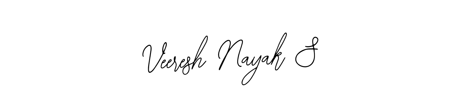 The best way (Bearetta-2O07w) to make a short signature is to pick only two or three words in your name. The name Veeresh Nayak S include a total of six letters. For converting this name. Veeresh Nayak S signature style 12 images and pictures png