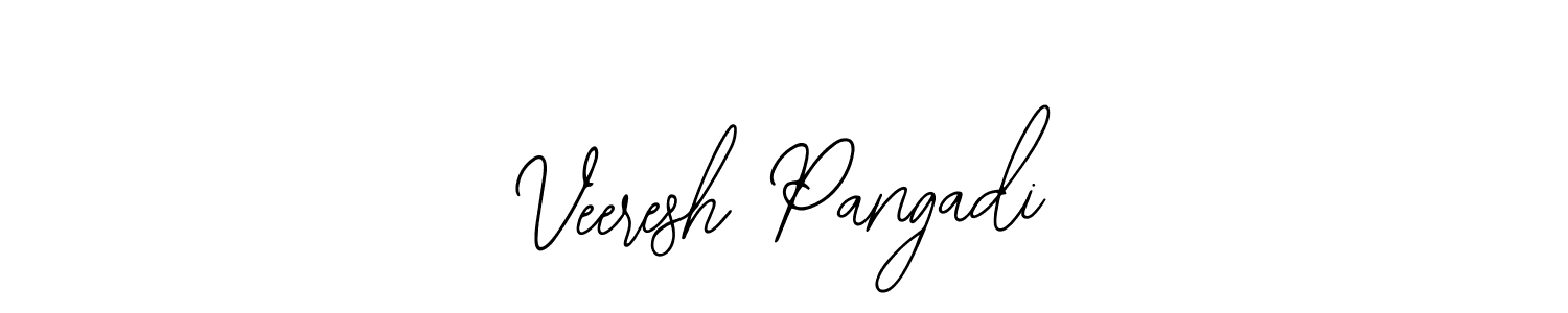 The best way (Bearetta-2O07w) to make a short signature is to pick only two or three words in your name. The name Veeresh Pangadi include a total of six letters. For converting this name. Veeresh Pangadi signature style 12 images and pictures png