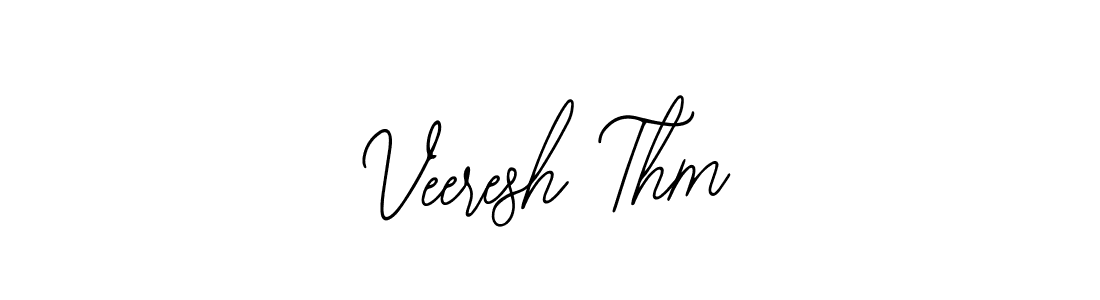 Use a signature maker to create a handwritten signature online. With this signature software, you can design (Bearetta-2O07w) your own signature for name Veeresh Thm. Veeresh Thm signature style 12 images and pictures png