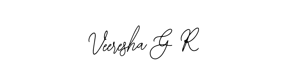 How to Draw Veeresha G R signature style? Bearetta-2O07w is a latest design signature styles for name Veeresha G R. Veeresha G R signature style 12 images and pictures png