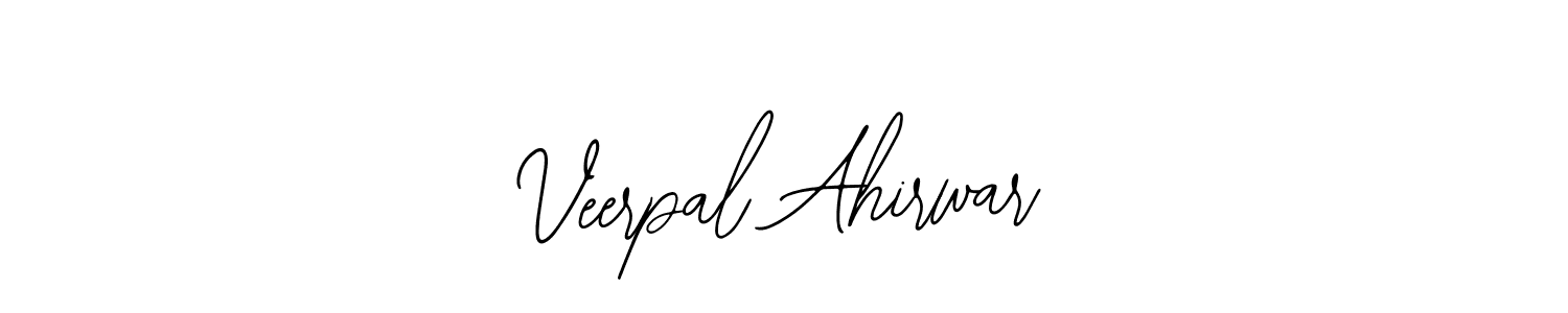 Design your own signature with our free online signature maker. With this signature software, you can create a handwritten (Bearetta-2O07w) signature for name Veerpal Ahirwar. Veerpal Ahirwar signature style 12 images and pictures png