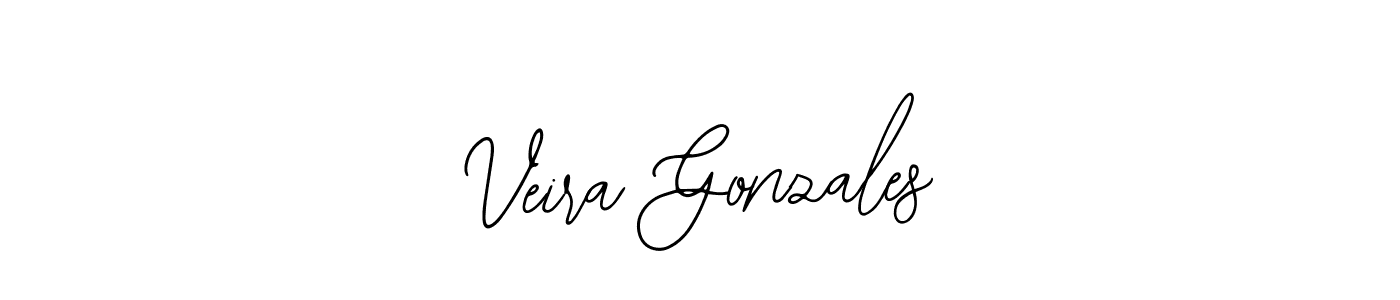 Use a signature maker to create a handwritten signature online. With this signature software, you can design (Bearetta-2O07w) your own signature for name Veira Gonzales. Veira Gonzales signature style 12 images and pictures png