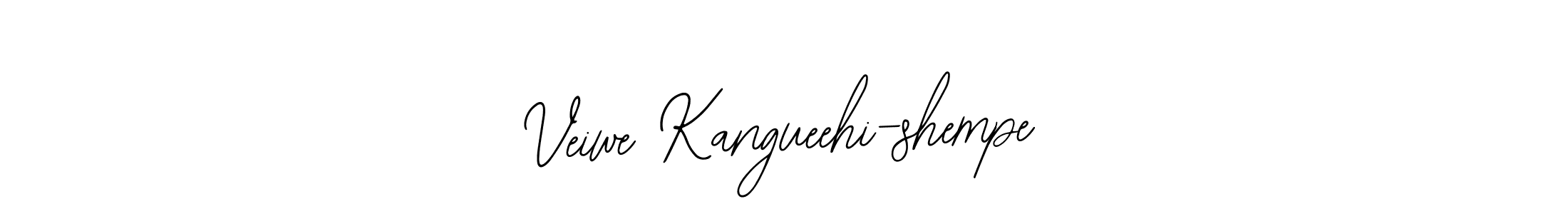 You should practise on your own different ways (Bearetta-2O07w) to write your name (Veiwe Kangueehi-shempe) in signature. don't let someone else do it for you. Veiwe Kangueehi-shempe signature style 12 images and pictures png