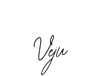 You should practise on your own different ways (Bearetta-2O07w) to write your name (Veju) in signature. don't let someone else do it for you. Veju signature style 12 images and pictures png