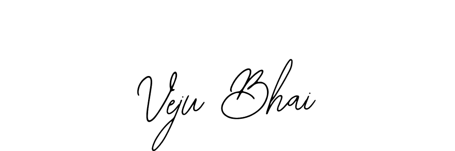 Design your own signature with our free online signature maker. With this signature software, you can create a handwritten (Bearetta-2O07w) signature for name Veju Bhai. Veju Bhai signature style 12 images and pictures png