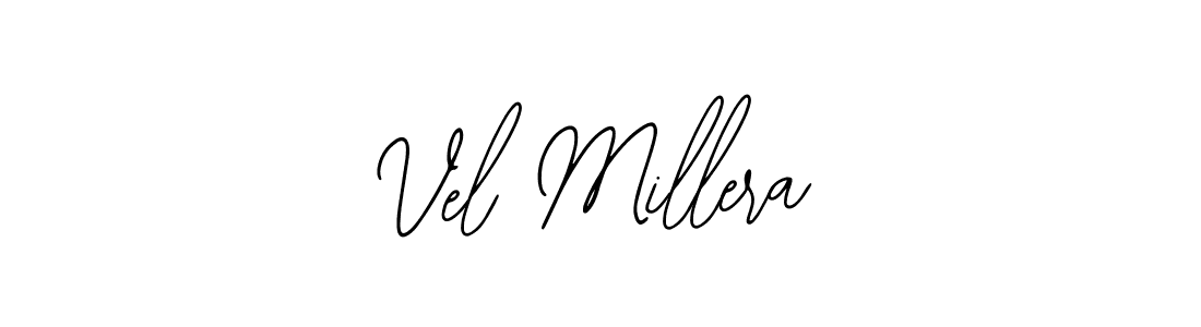 The best way (Bearetta-2O07w) to make a short signature is to pick only two or three words in your name. The name Vel Millera include a total of six letters. For converting this name. Vel Millera signature style 12 images and pictures png