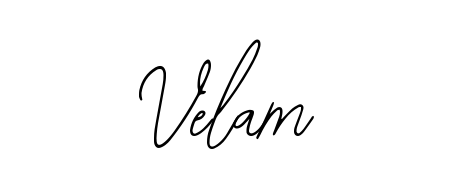 Upgrade your professional image with Velam signature created with Bearetta-2O07w font. Fast, free, and watermark-free download. Velam signature style 12 images and pictures png