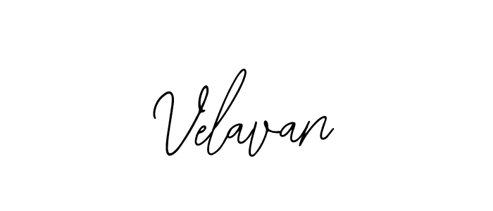 How to make Velavan name signature. Use Bearetta-2O07w style for creating short signs online. This is the latest handwritten sign. Velavan signature style 12 images and pictures png